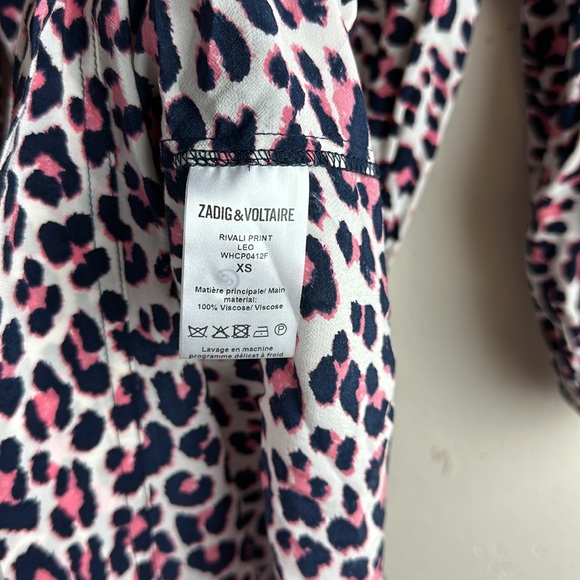 Zadig and Voltaire Rivali Leo Print Dress - Picture 5 of 10